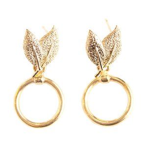 WellDunn Praline 24K Gold Plated Earrings